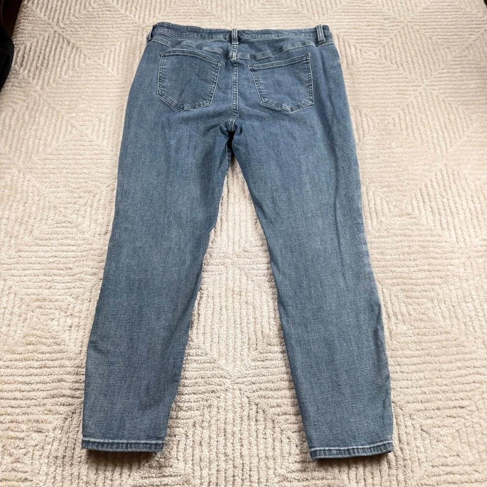 Pistola Skinny Jeans Women's 33 Blue Medium Wash High Rise Stretch Denim Casual - Picture 2 of 11